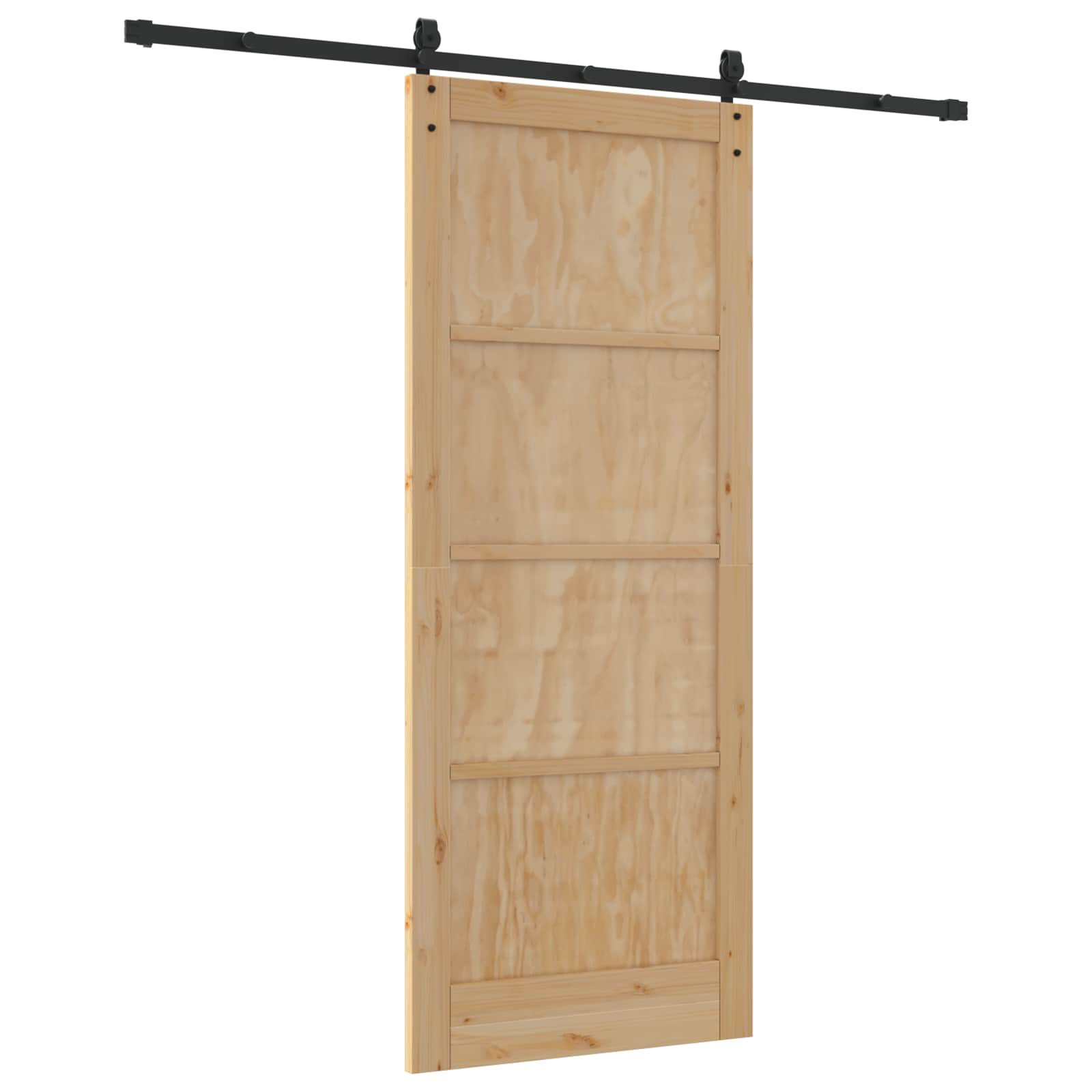Schiebetür ORKDAL Natur 86 x 211 cm Massives Kiefernholz