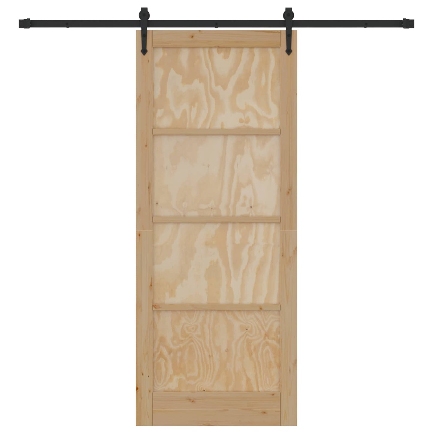 Schiebetür ORKDAL Natur 86 x 211 cm Massives Kiefernholz