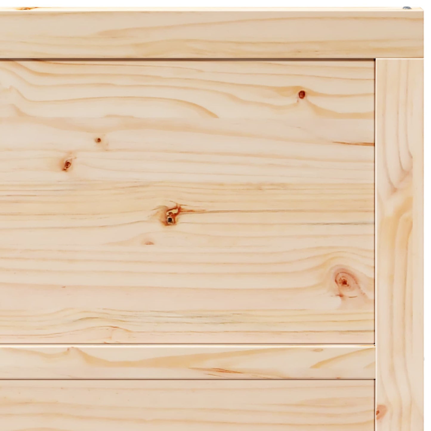 Schiebetür 100 x 208 cm Massives Kiefernholz Natur