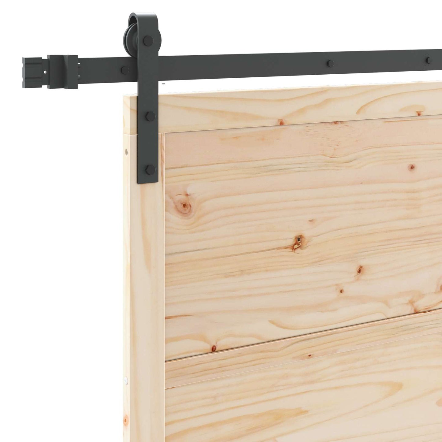 Schiebetür Natur 80 x 208 cm Massives Kiefernholz