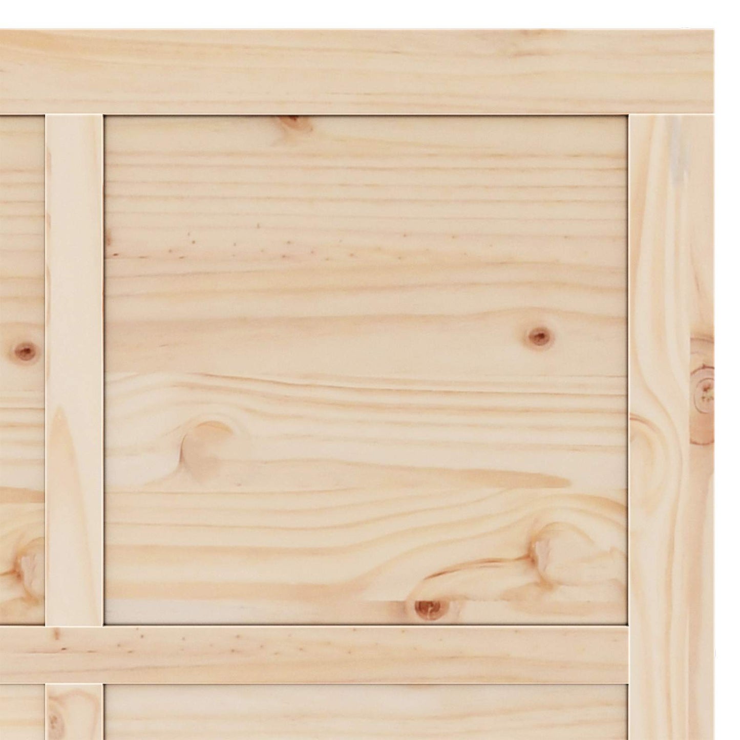 Schiebetür Natur 80 x 208 cm Massives Kiefernholz