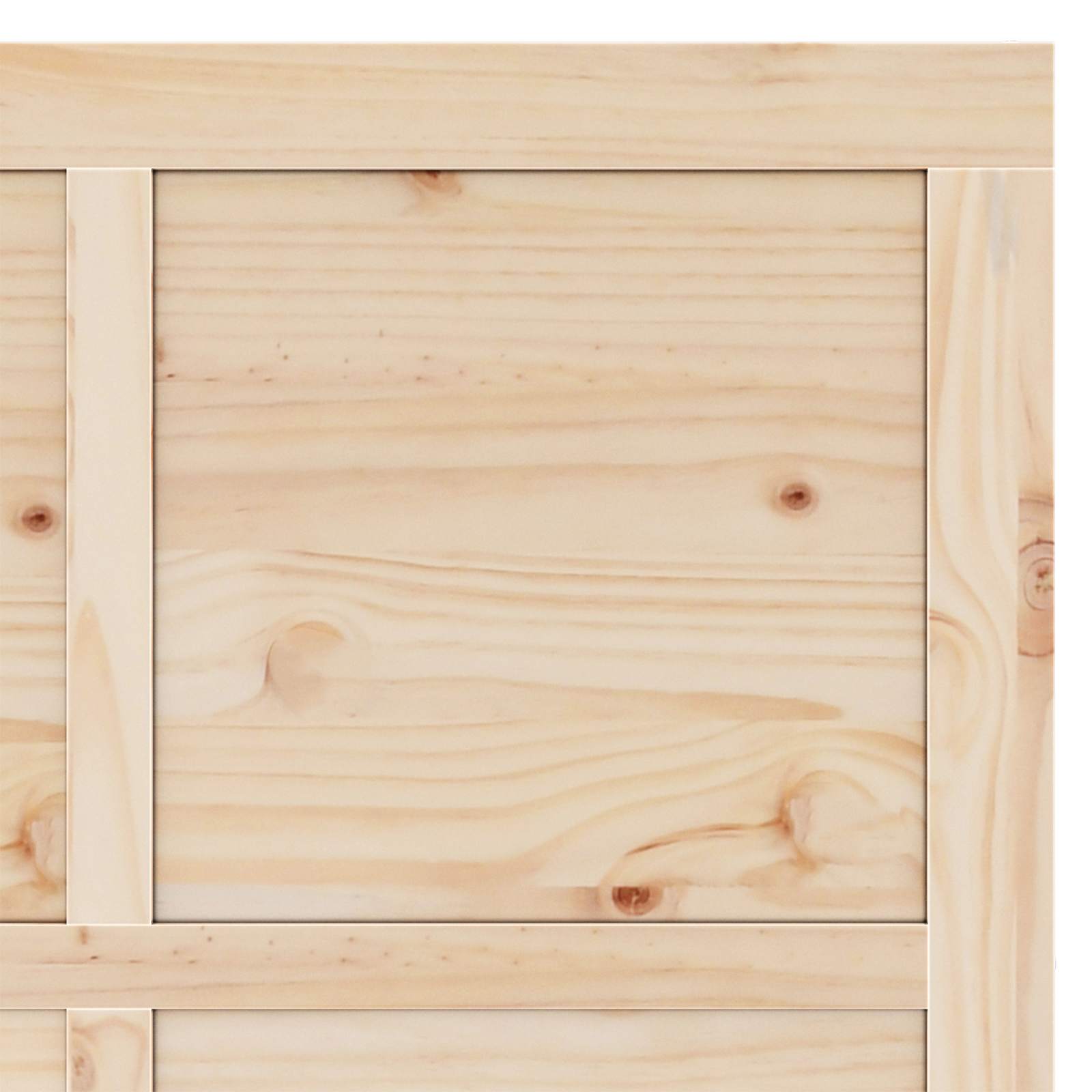 Schiebetür Natur 80 x 208 cm Massives Kiefernholz