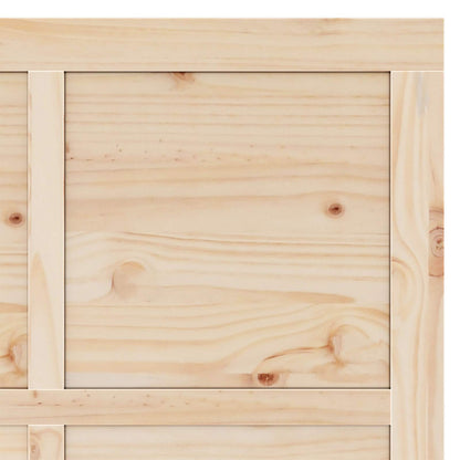 Schiebetür Natur 90 x 208 cm Massives Kiefernholz