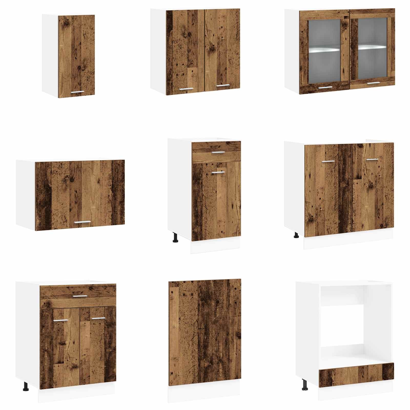 Kücheneinheit Lyon 8 pcs Holzwerkstoff