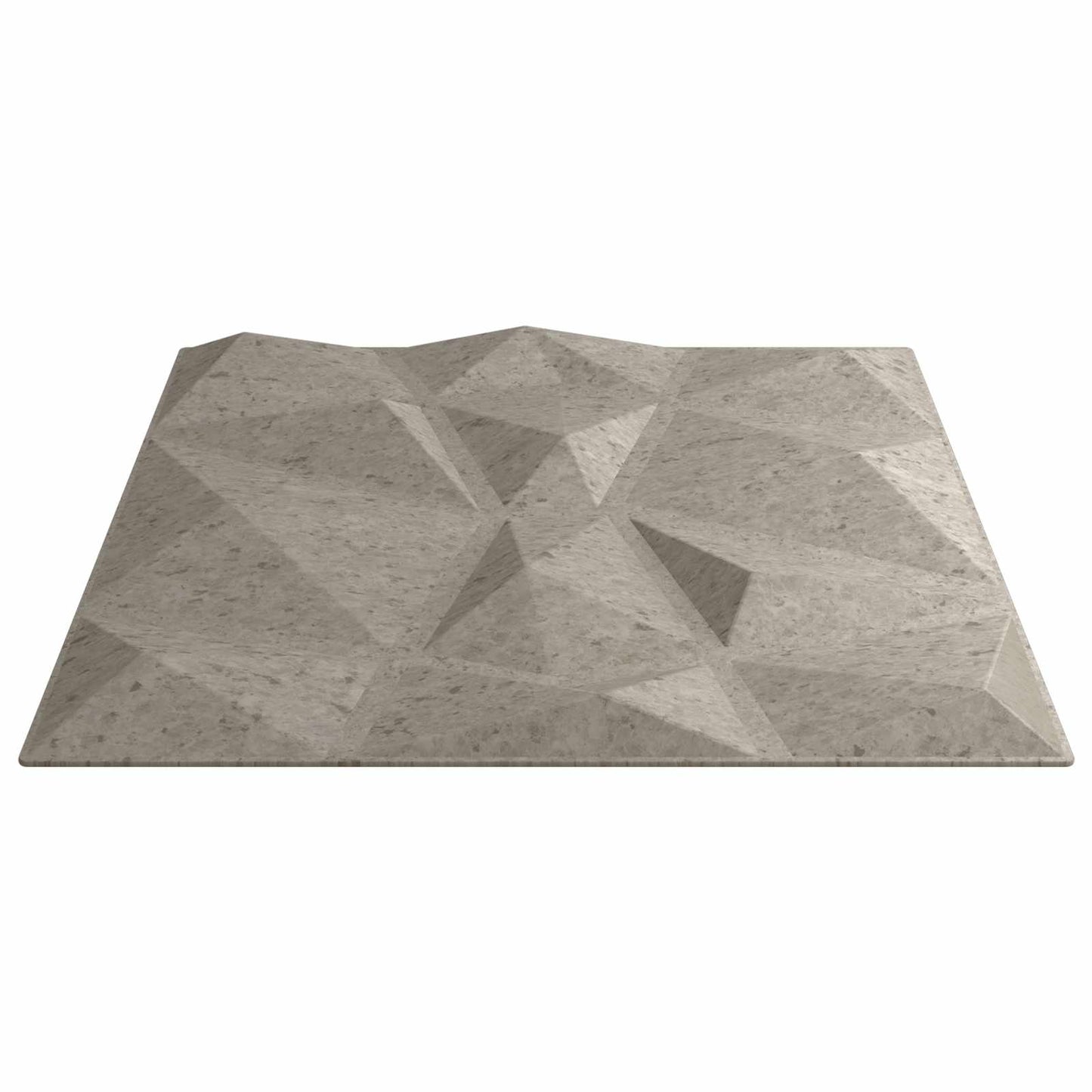Wandpaneele 24 stk. 50 x 50 cm Betongrau XPS Schaum