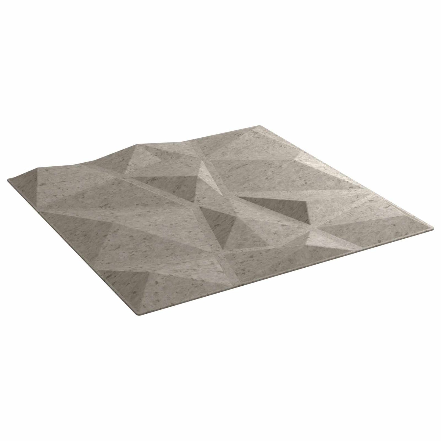 Wandpaneele 48 stk. 50 x 50 cm Betongrau XPS Schaum
