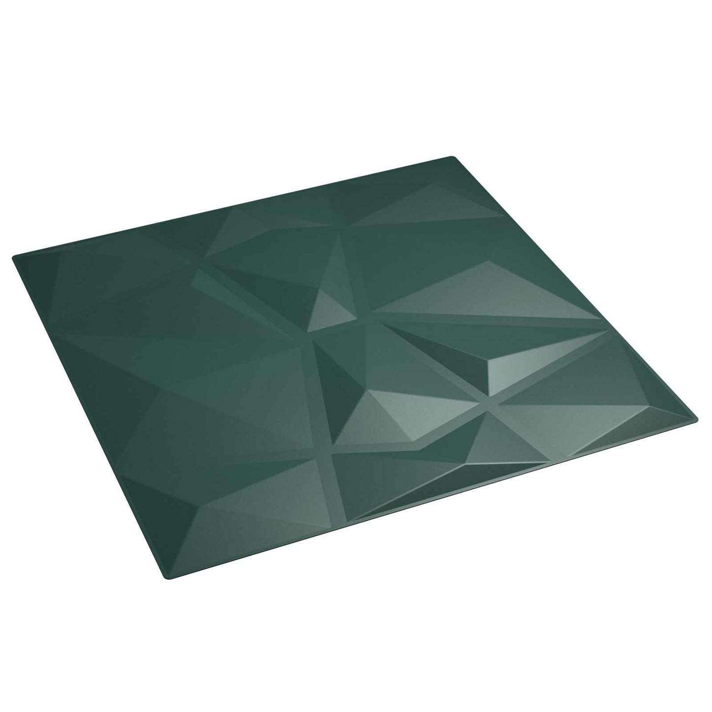 Wandpaneele 24 stk. 50 x 50 cm Grün XPS Schaum