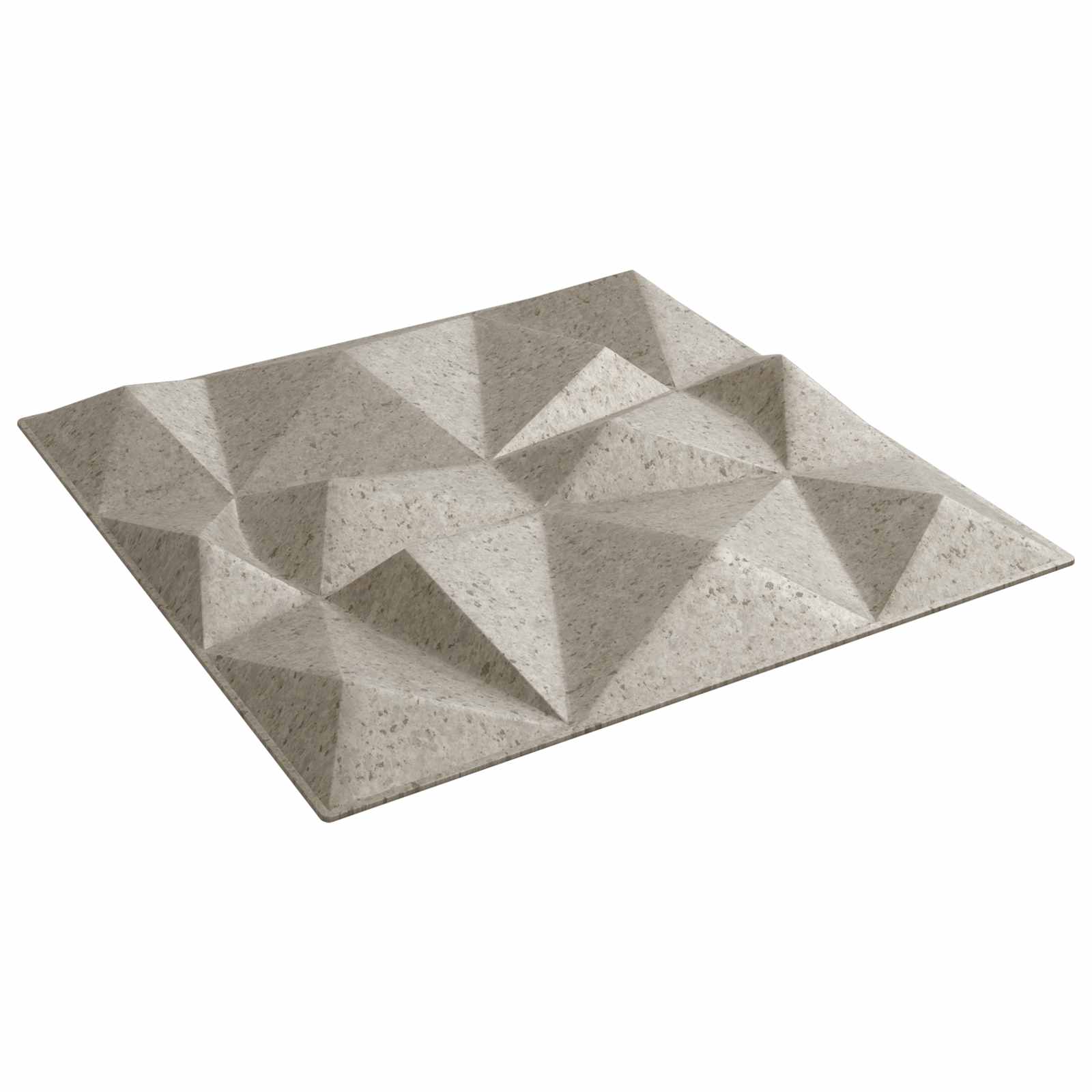 Wandpaneele 12 stk. 50 x 50 cm Diamant Beton XPS Schaum