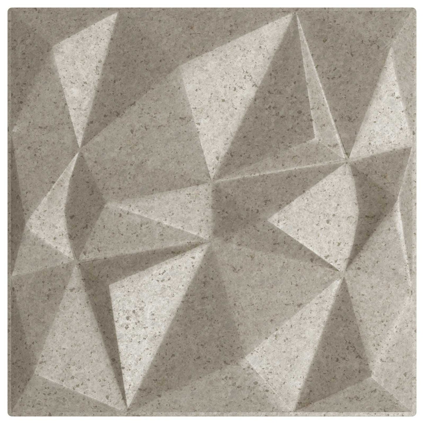 Wandpaneele 12 stk. 50 x 50 cm Diamant Beton XPS Schaum
