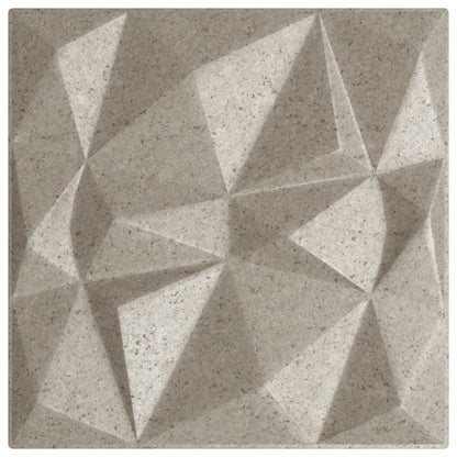 Wandpaneele 12 stk. 50 x 50 cm Diamant Beton XPS Schaum