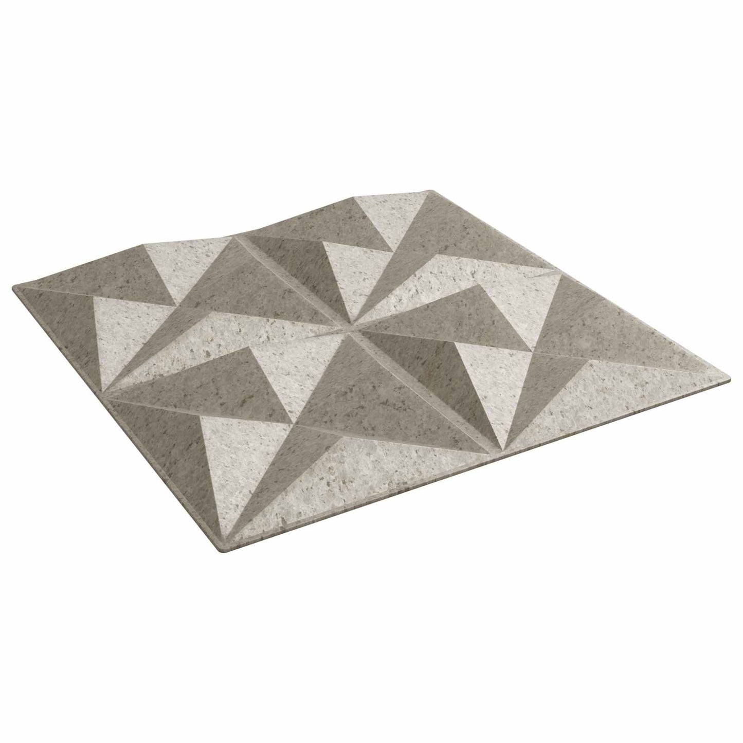 Wandpaneele 24 stk. 50 x 50 cm Origami Beton XPS Schaum