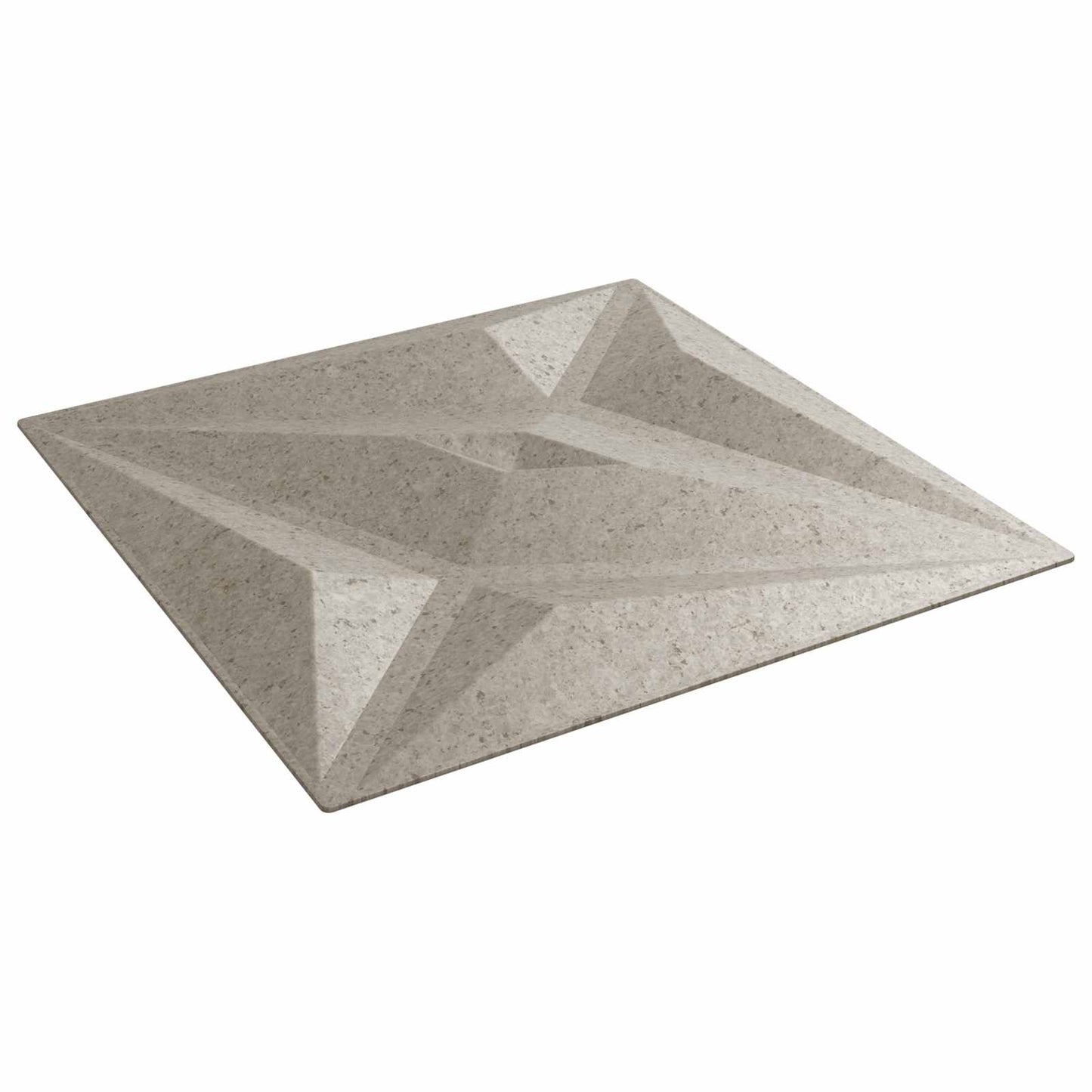 Wandpaneele 12 stk. 50 x 50 cm Stern Beton XPS Schaum