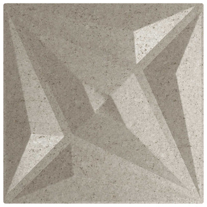 Wandpaneele 24 stk. 50 x 50 cm Stern Beton XPS Schaum
