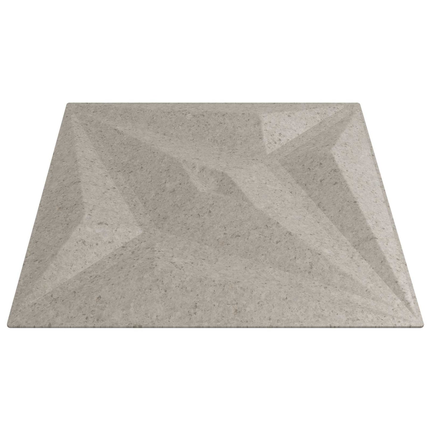 Wandpaneele 48 stk. 50 x 50 cm Stern Beton XPS Schaum