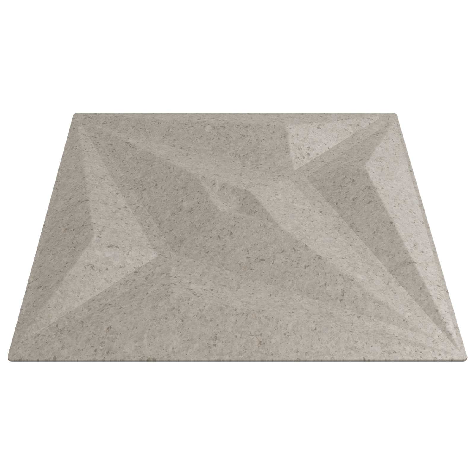 Wandpaneele 48 stk. 50 x 50 cm Stern Beton XPS Schaum