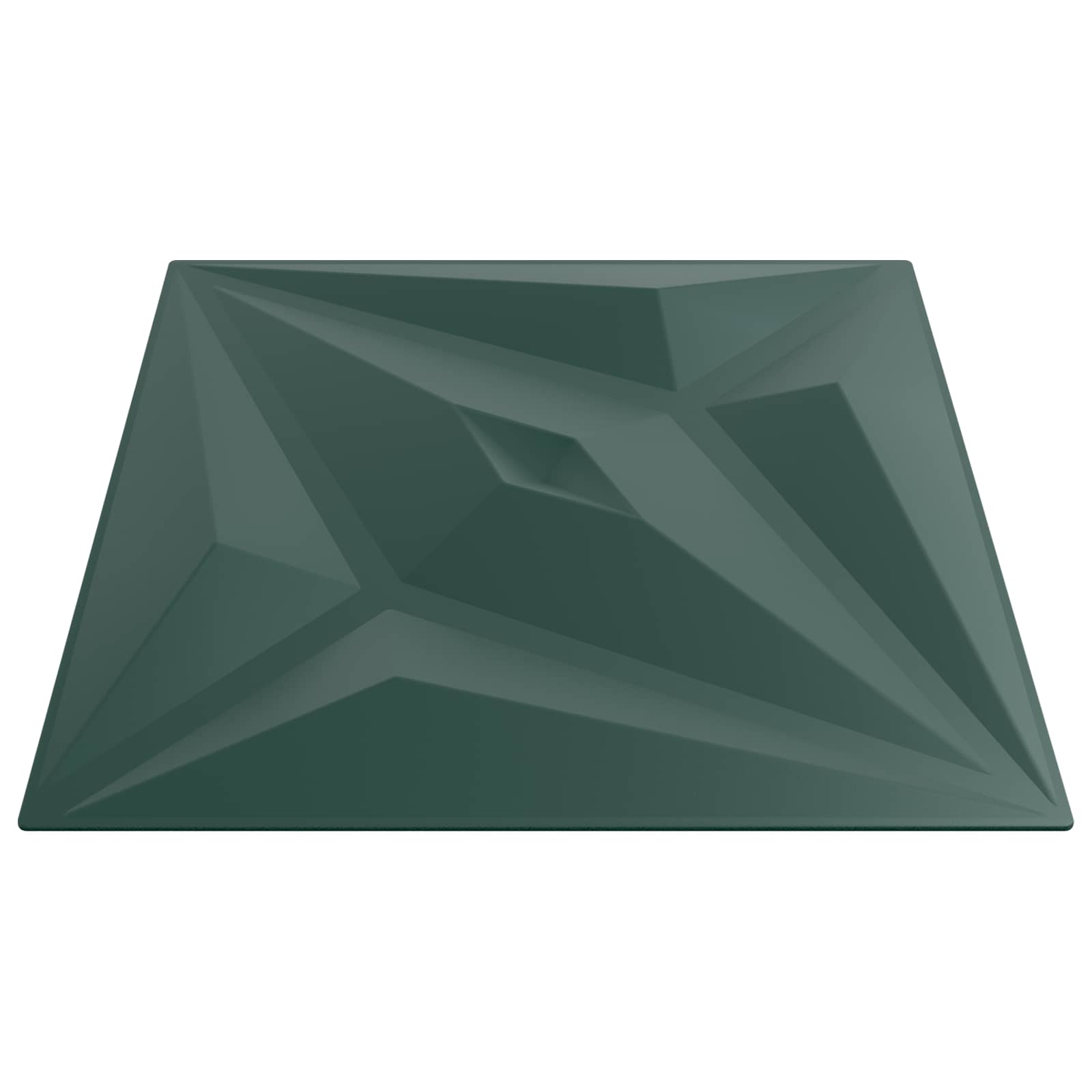 Wandpaneele 24 stk. 50 x 50 cm Stern Grün XPS Schaum