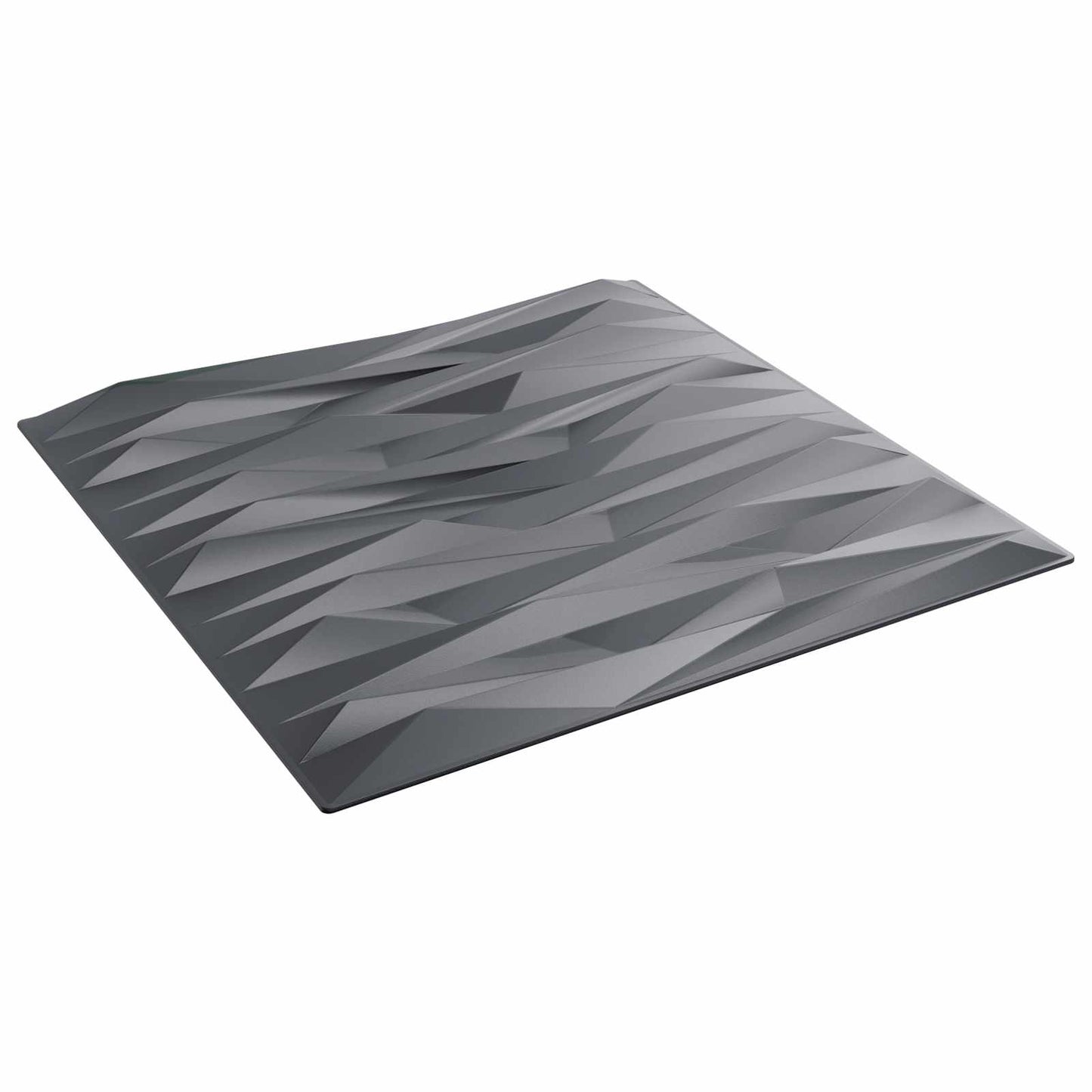 Wandpaneele 24 stk. 50 x 50 cm Steingrau XPS Schaum