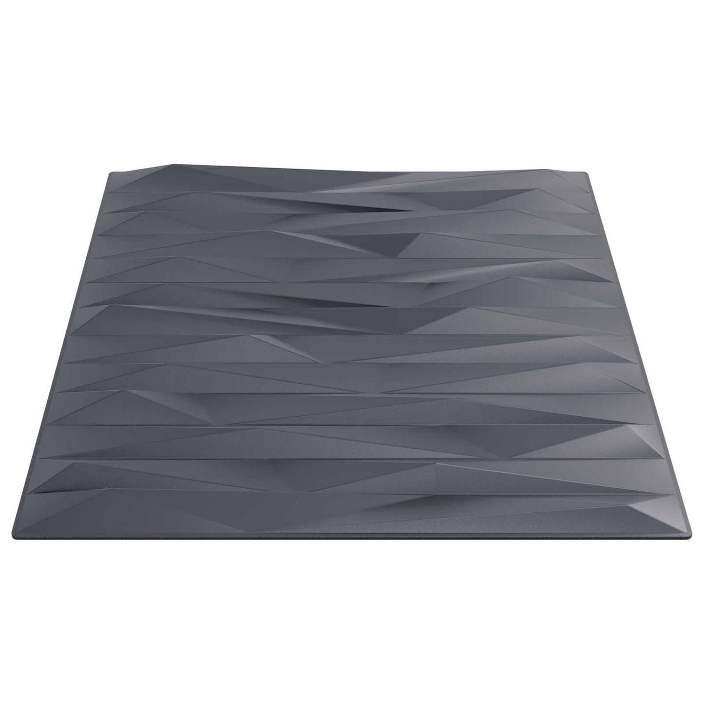 Wandpaneele 24 stk. 50 x 50 cm Steingrau XPS Schaum