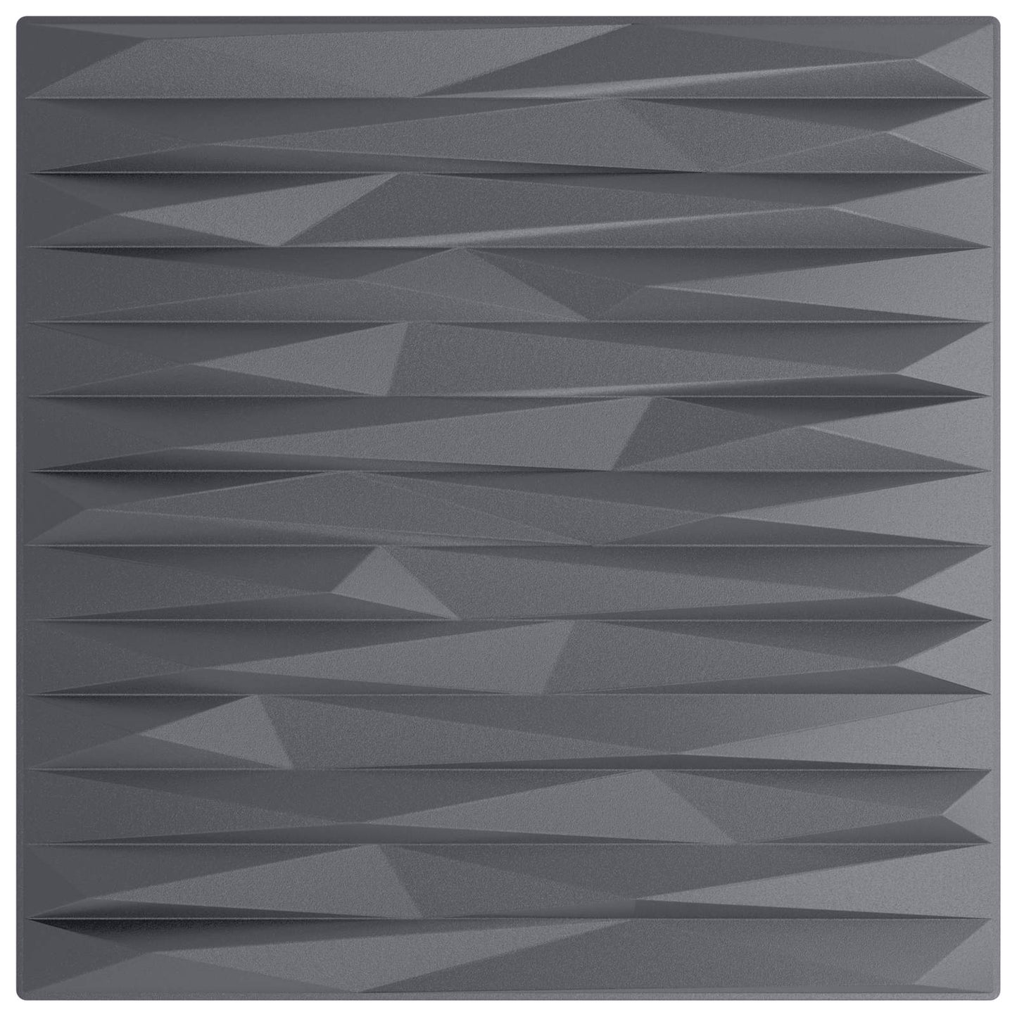Wandpaneele 24 stk. 50 x 50 cm Steingrau XPS Schaum