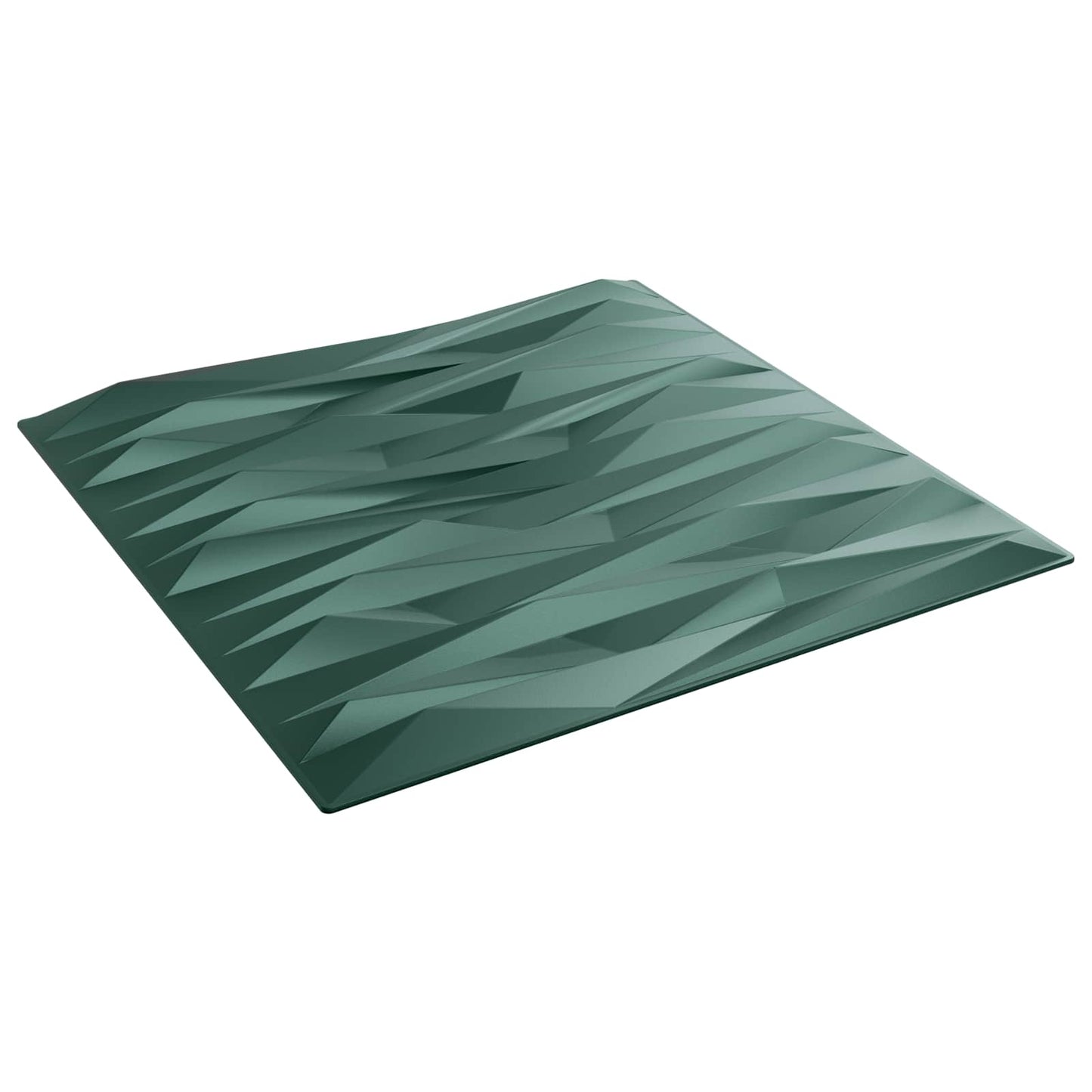 Wandpaneele 12 stk. 50 x 50 cm Stein Grün XPS Schaum