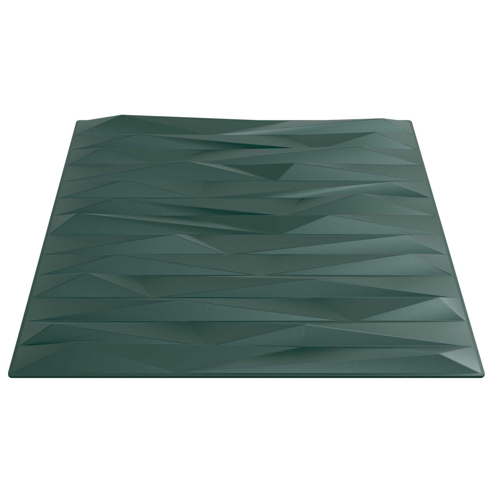Wandpaneele 12 stk. 50 x 50 cm Stein Grün XPS Schaum