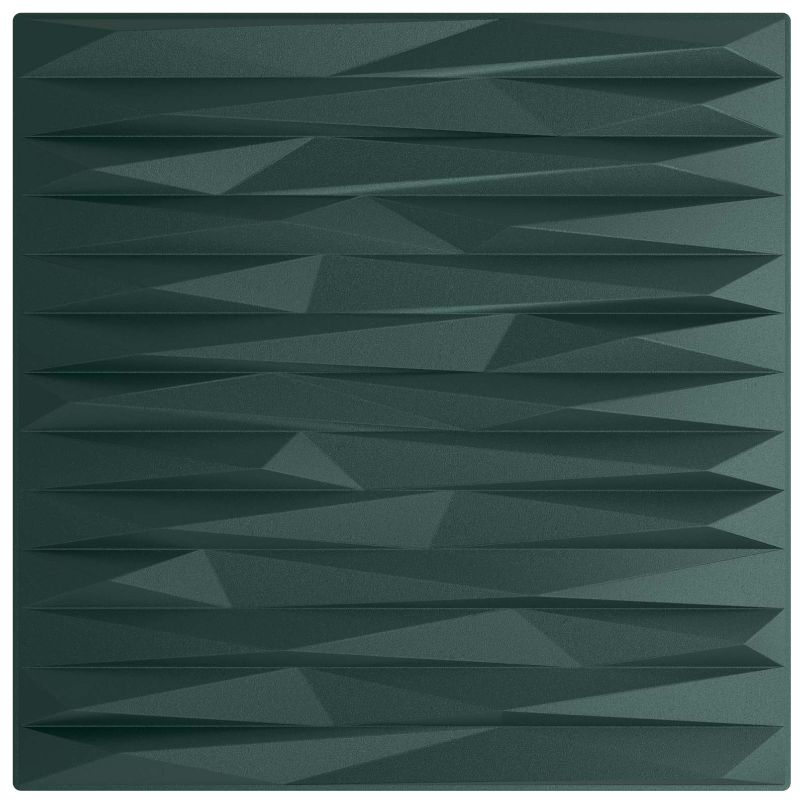 Wandpaneele 12 stk. 50 x 50 cm Stein Grün XPS Schaum