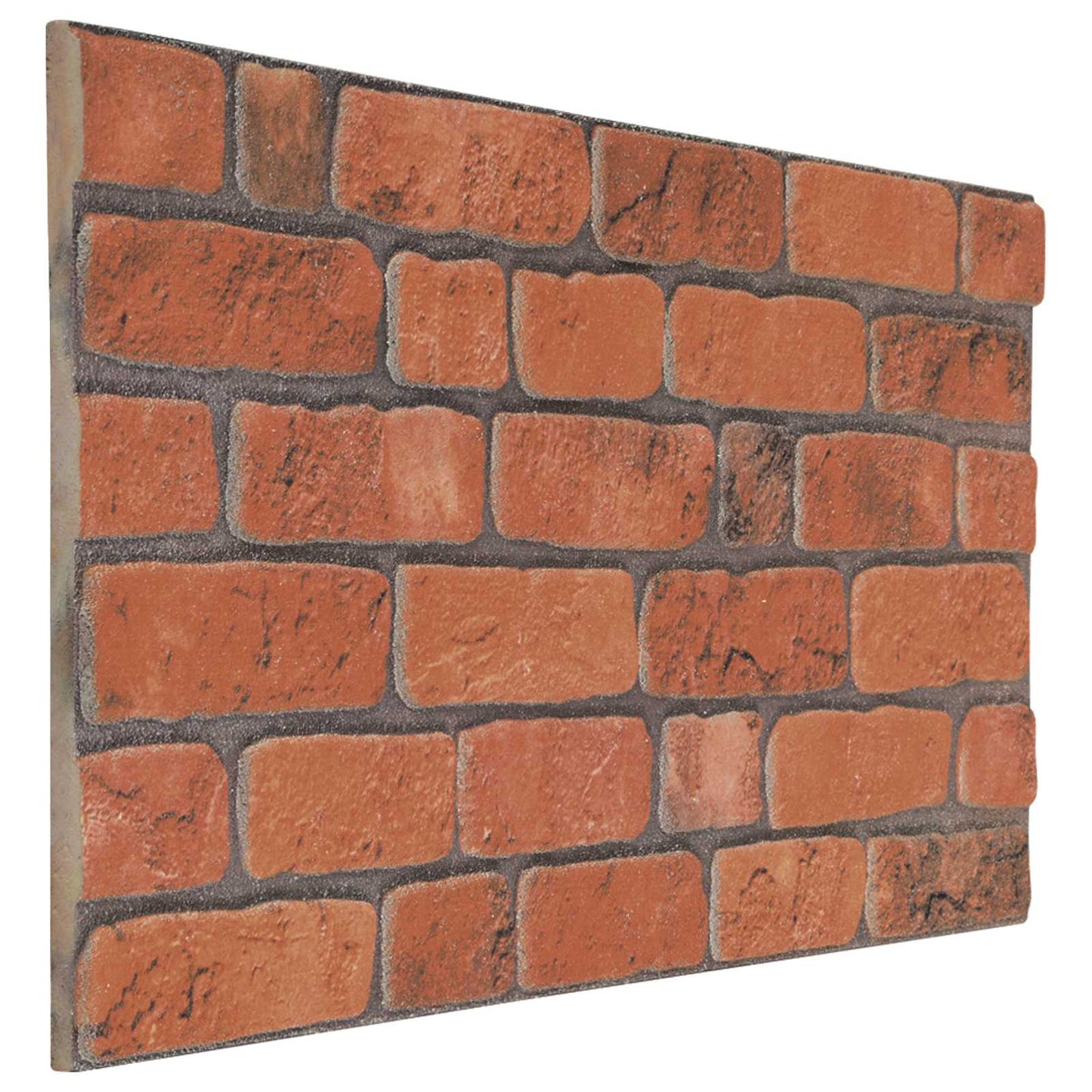 Wandpaneele 10 stk. 100 x 50 cm Terrakotta EPS-Schaum