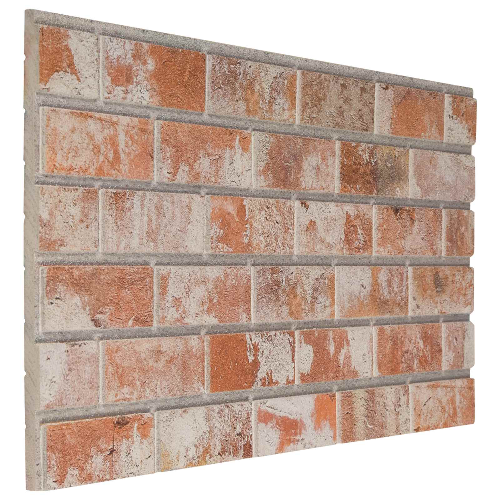 Wandpaneele 10 stk. 100 x 50 cm Orange EPS-Schaum