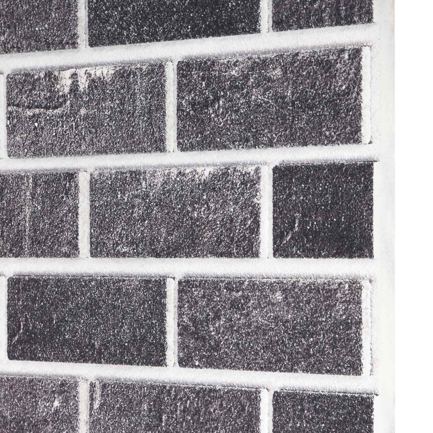Wandpaneele 10 stk. 100 x 50 cm Schwarz und Grau EPS-Schaum