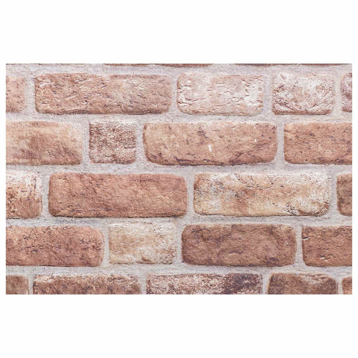 Wandpaneele 10 stk. 100 x 50 cm Braun EPS-Schaum