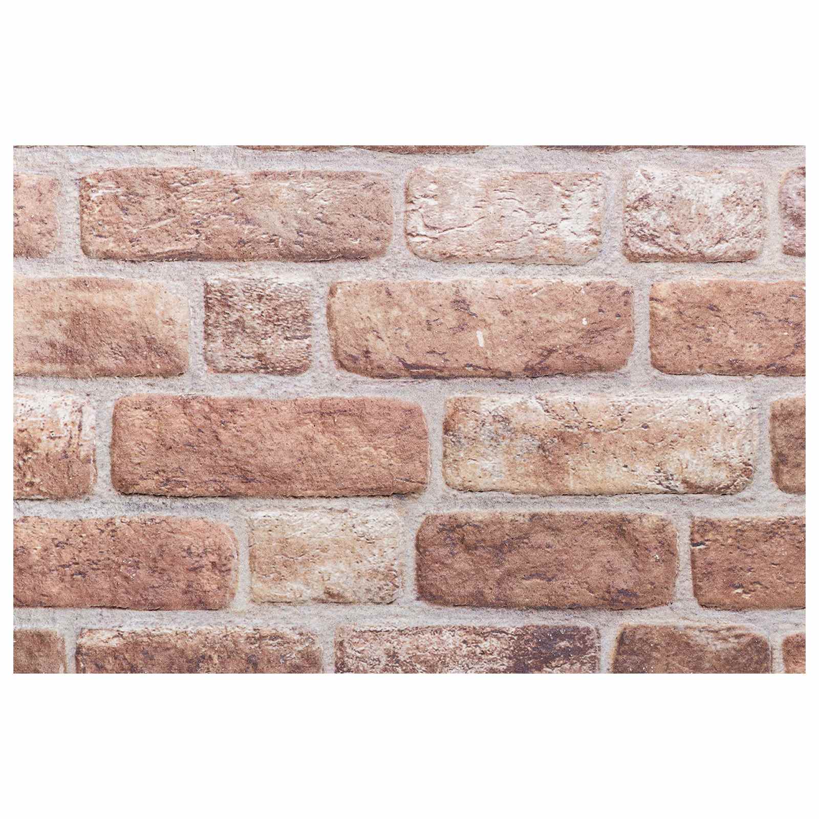 Wandpaneele 10 stk. 100 x 50 cm Braun EPS-Schaum
