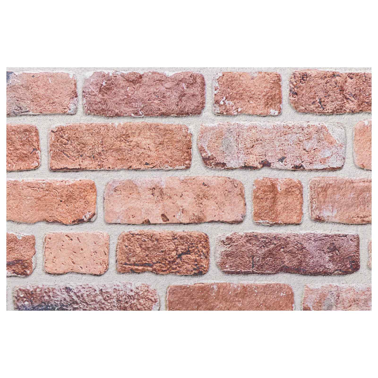 Wandpaneele 10 stk. 100 x 50 cm Rot EPS-Schaum