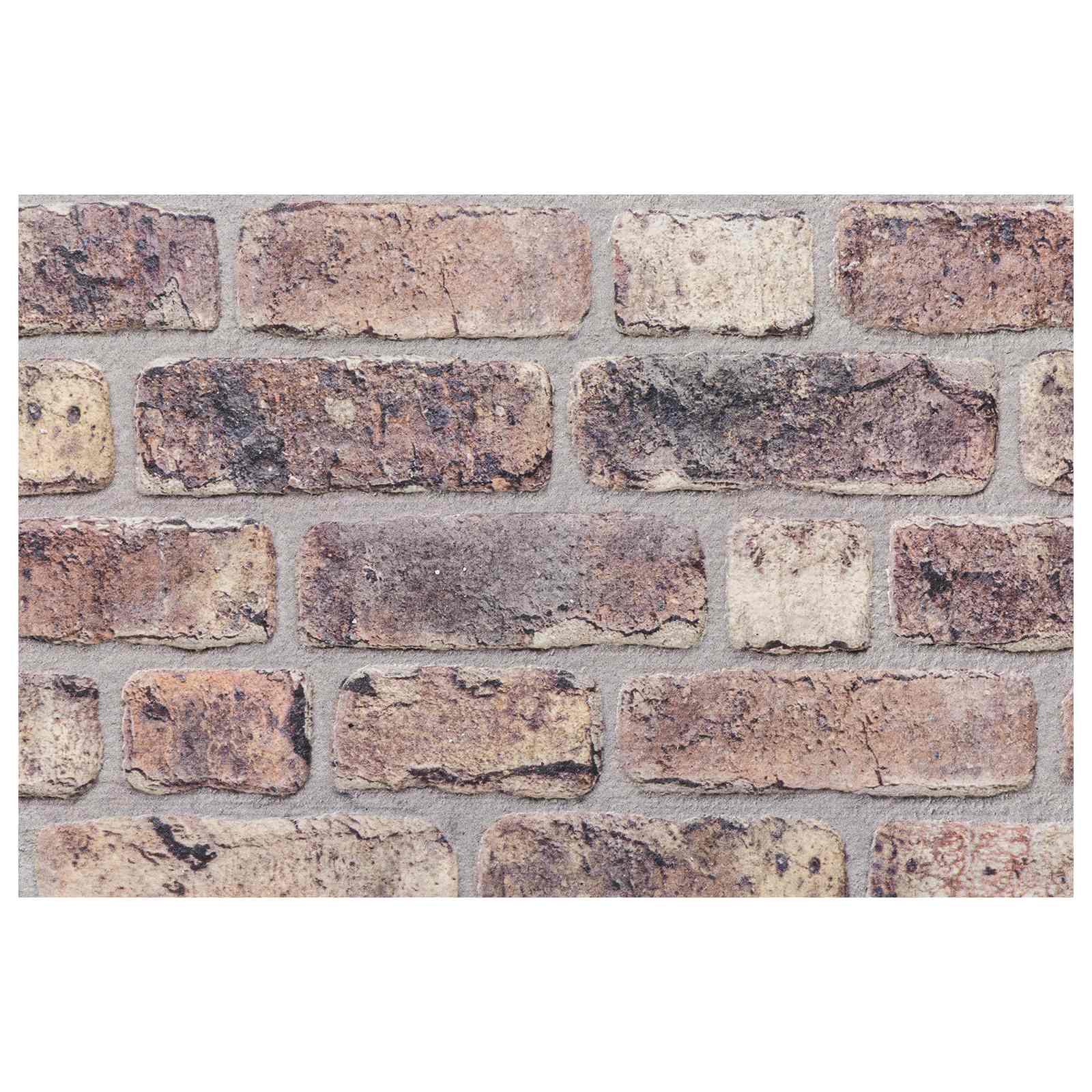 Wandpaneele 10 stk. 100 x 50 cm Dunkelbraun EPS-Schaum