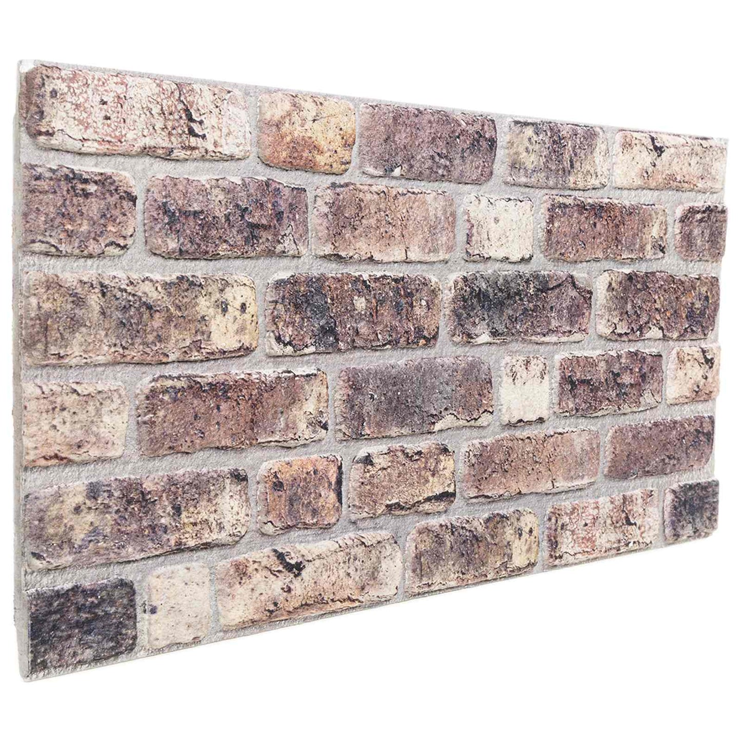 Wandpaneele 10 stk. 100 x 50 cm Dunkelbraun EPS-Schaum