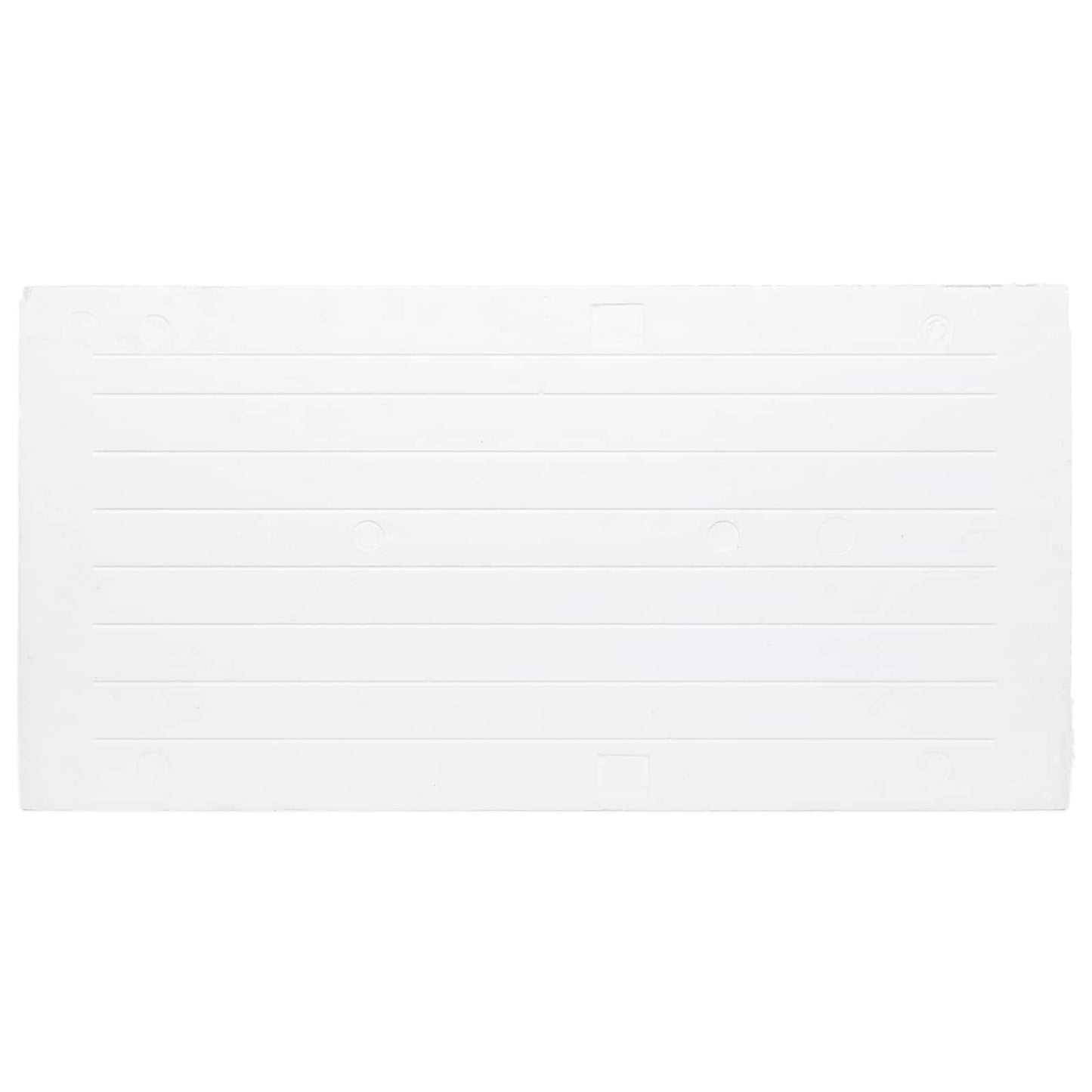Wandpaneele 10 stk. 100 x 50 cm Rot und Weiß EPS-Schaum