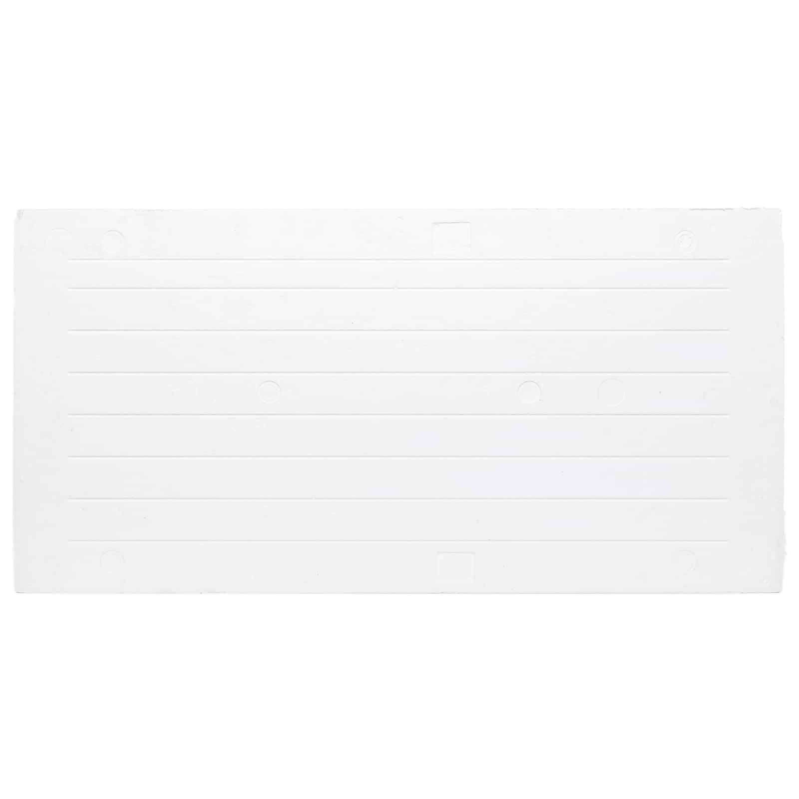 Wandpaneele 10 stk. 100 x 50 cm Rot und Weiß EPS-Schaum