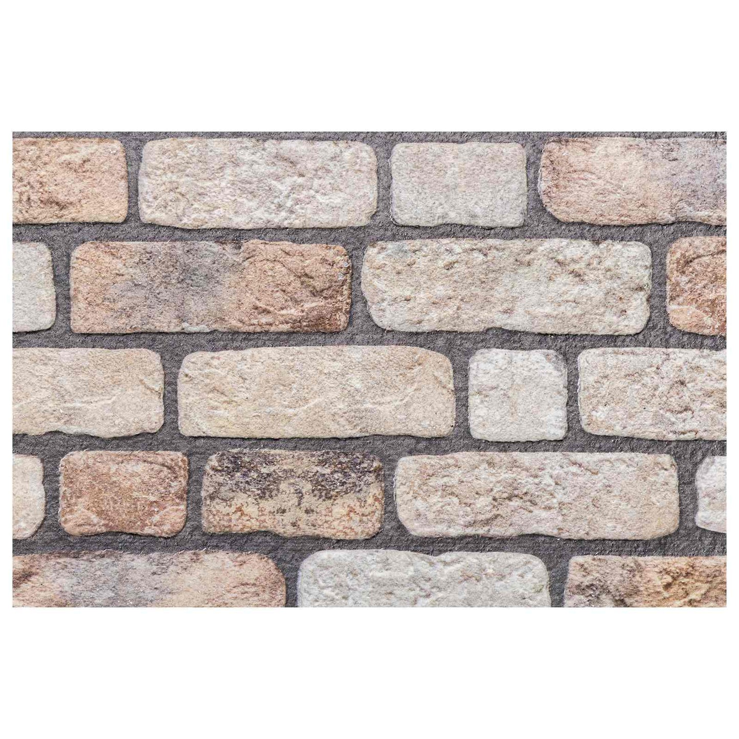 Wandpaneele 10 stk. 100 x 50 cm Hellbraun EPS-Schaum