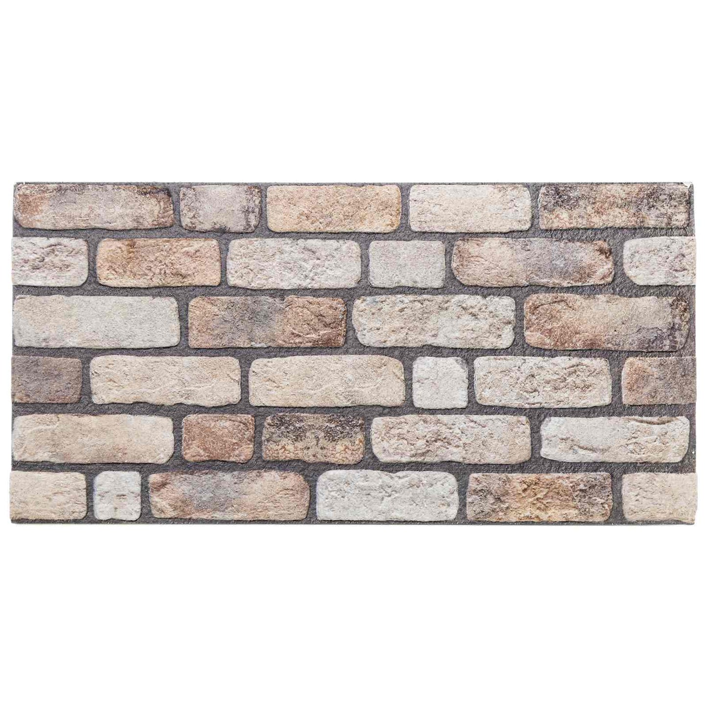 Wandpaneele 10 stk. 100 x 50 cm Hellbraun EPS-Schaum
