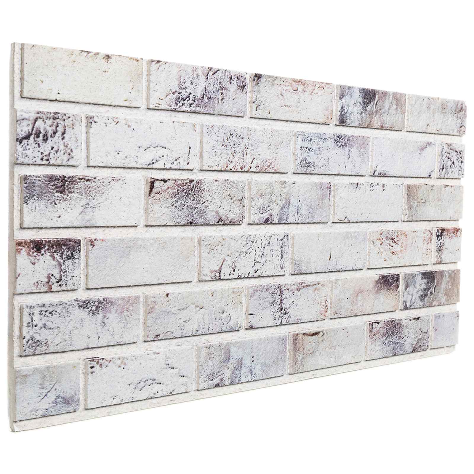 Wandpaneele 10 stk. 100 x 50 cm Hellgrau und Schwarz EPS-Schaum