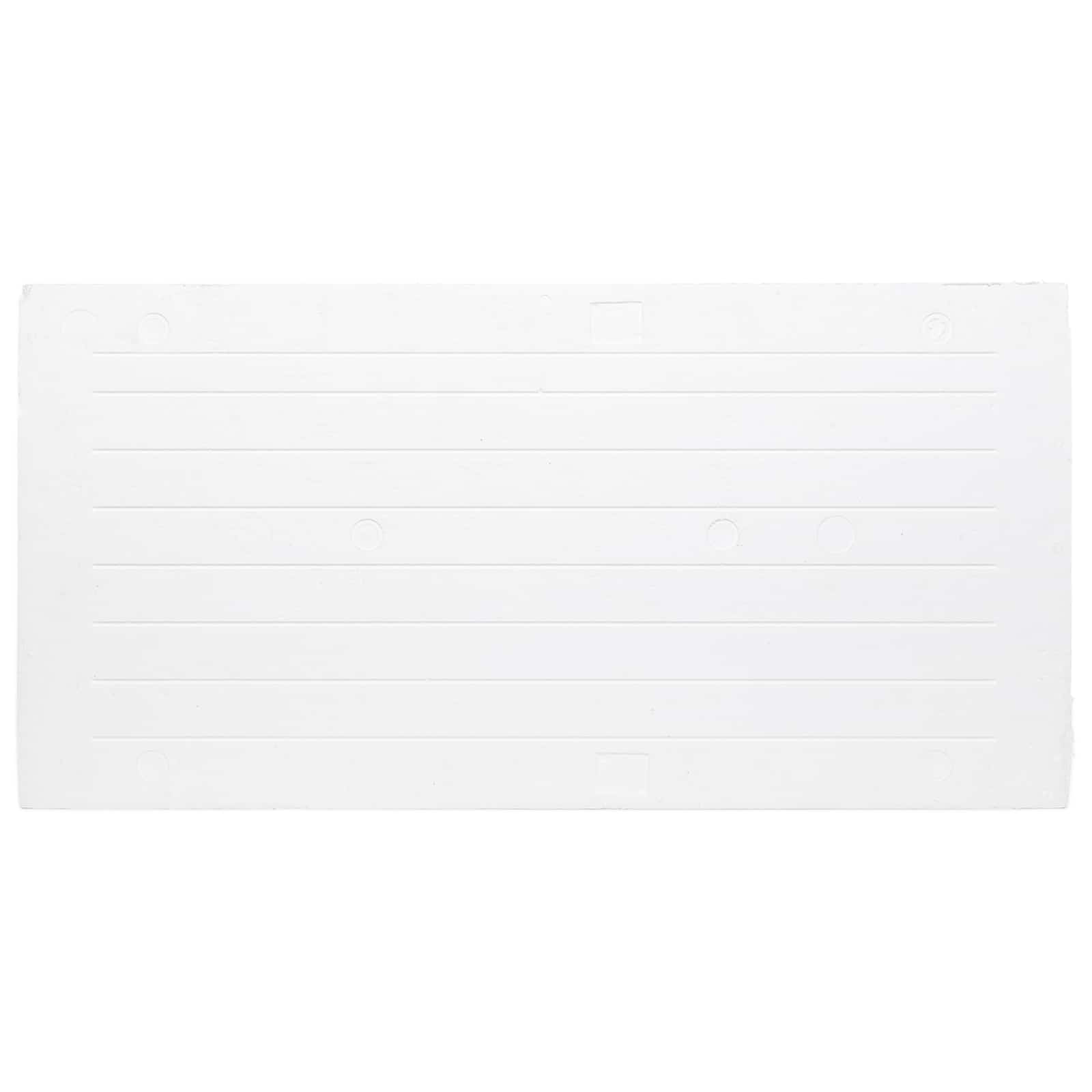 Wandpaneele 10 stk. 100 x 50 cm Hellbraun und Weiß EPS-Schaum