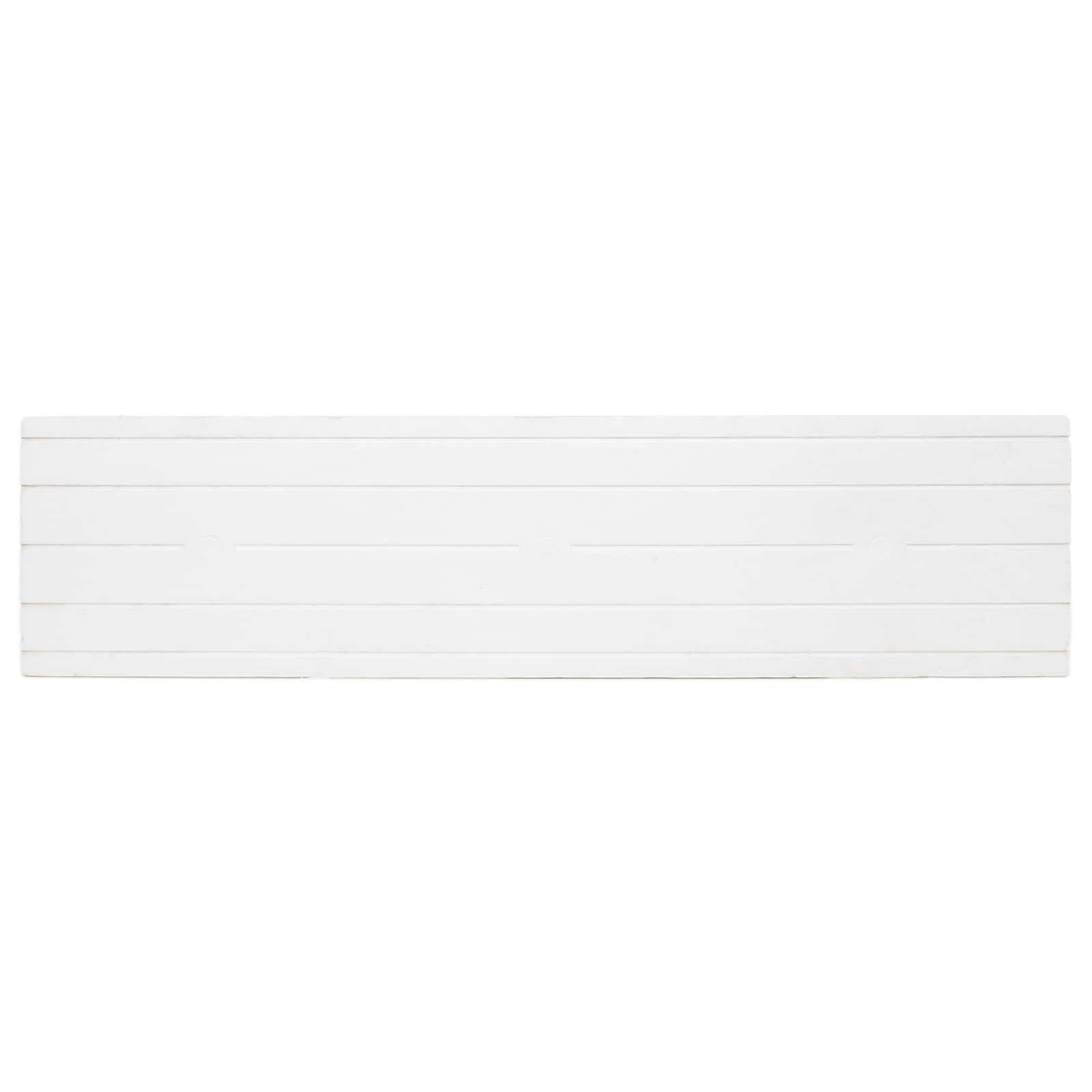 Wandpaneele 10 stk. 100 x 25 cm Hellgrau EPS-Schaum