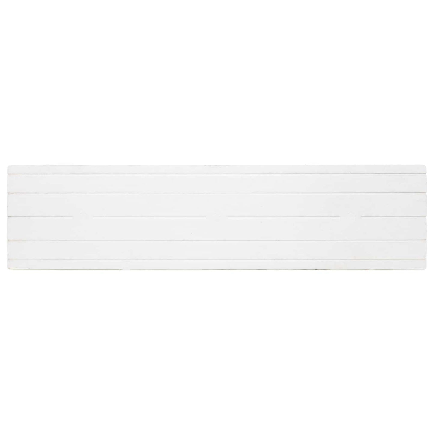 Wandpaneele 10 stk. 100 x 25 cm Weiß und Rot EPS-Schaum