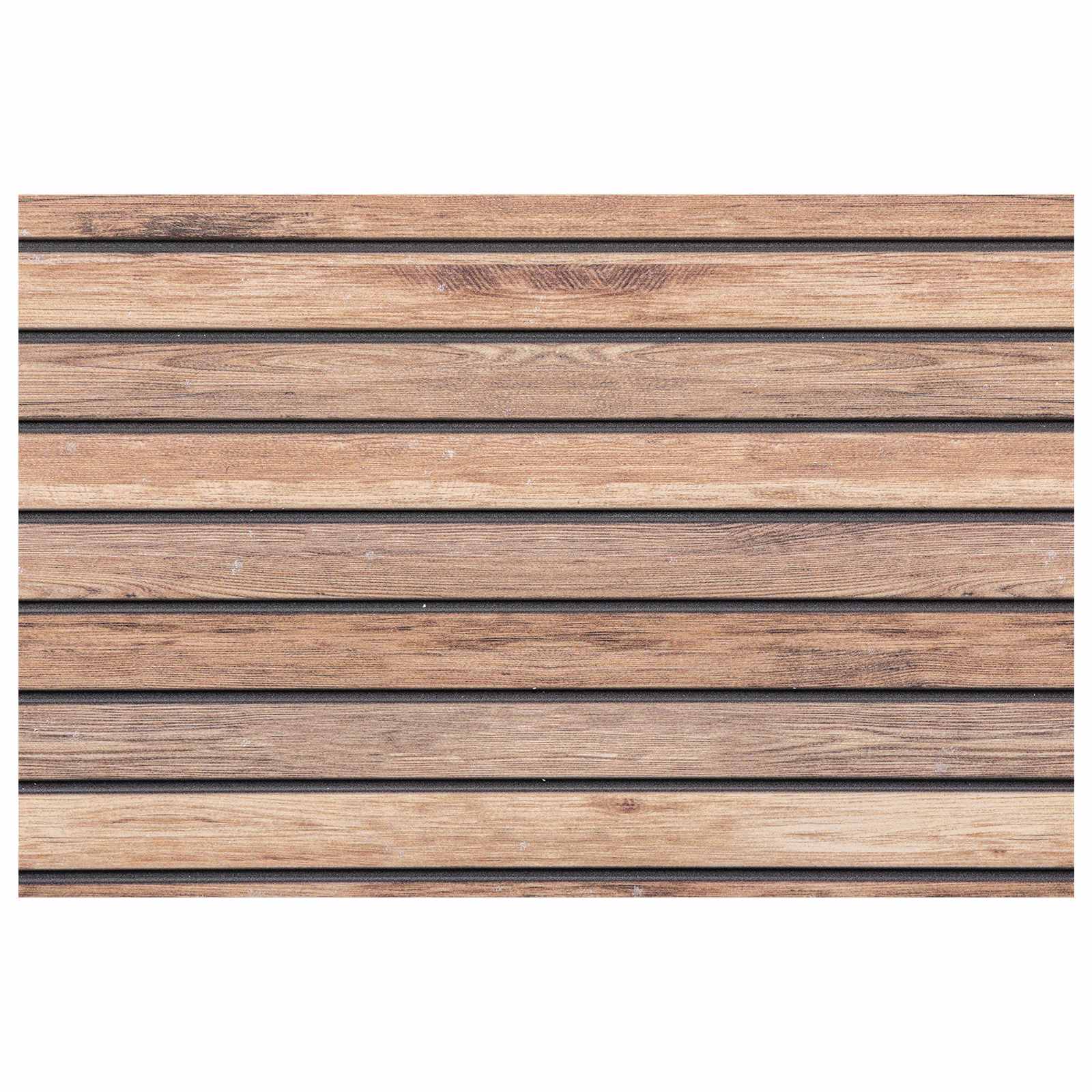 Wandpaneele 5 stk. 100 x 50 cm Hellbraun EPS-Schaum