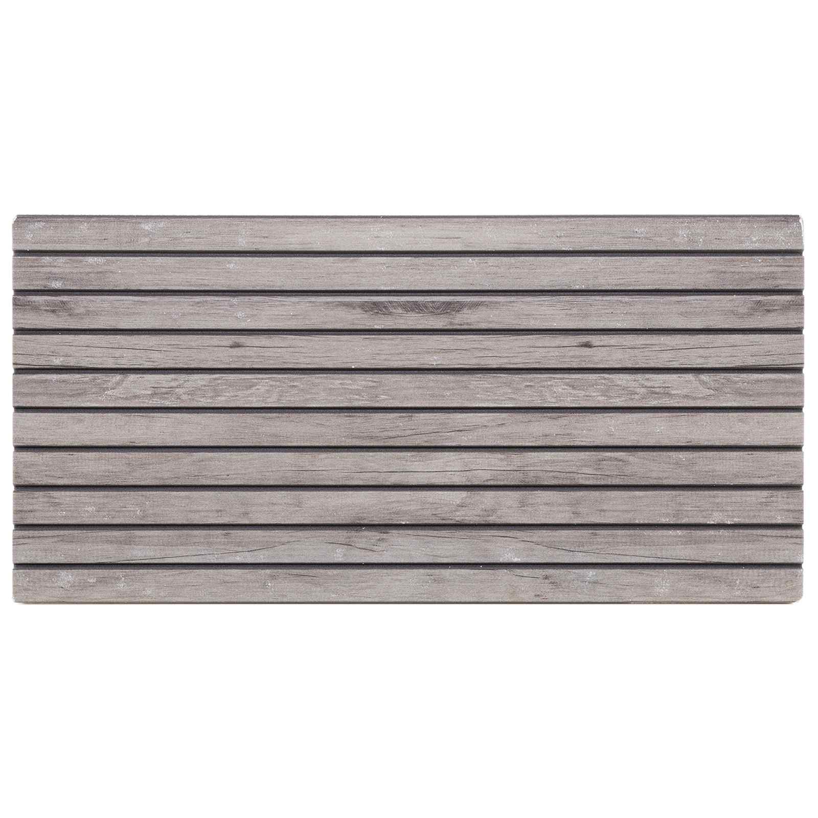 Wandpaneele 5 stk. 100 x 50 cm Grau EPS-Schaum