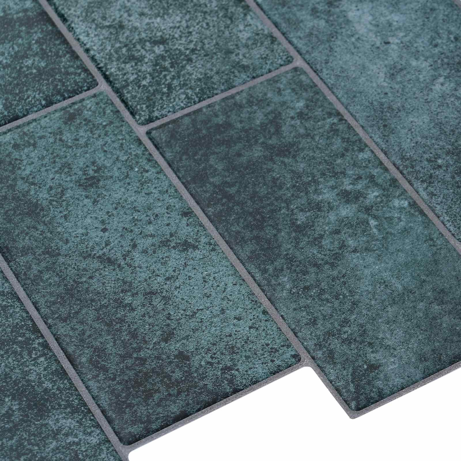 Dekorative Aufkleber 20 stk. Blaugrün 29 x 21 cm