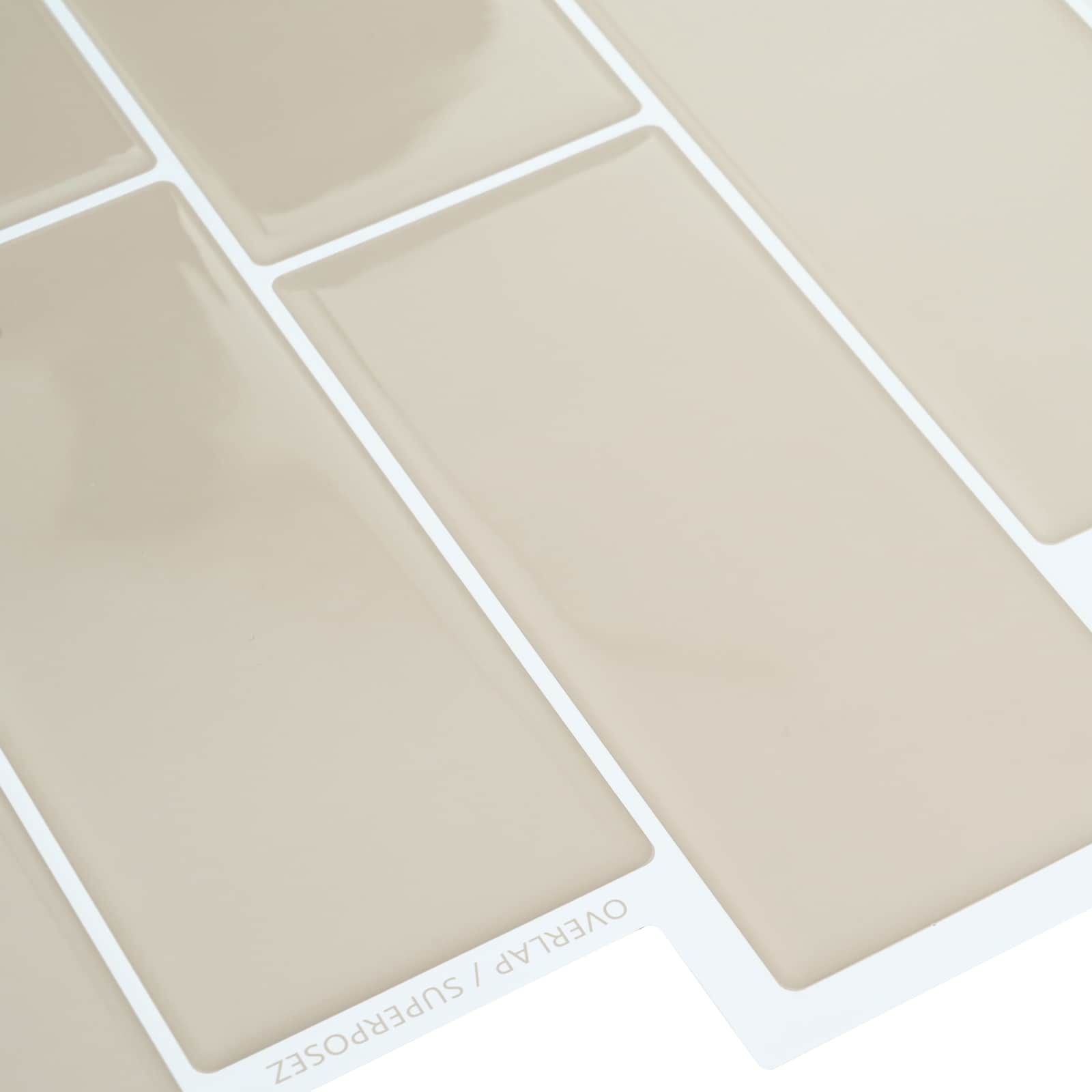 Dekorative Aufkleber 20 stk. Beige 29 x 21 cm