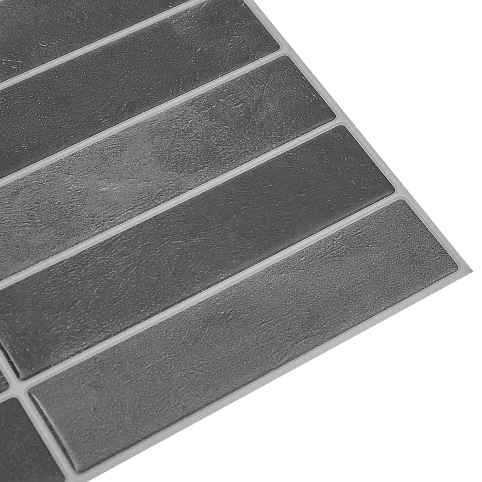 Rechteckige Fliese 10 Stk. Grau 29 x 23 x 0,08 cm