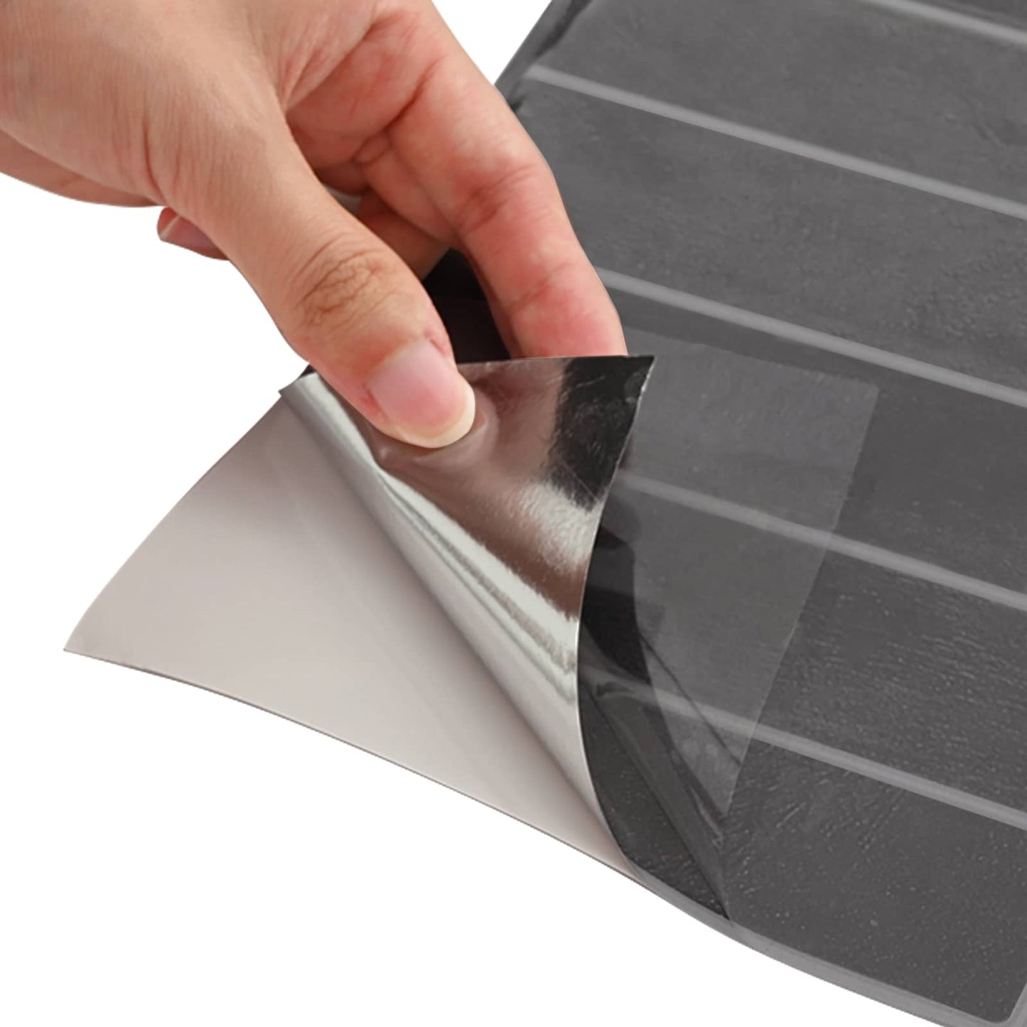 Rechteckige Fliese 10 Stk. Grau 29 x 23 x 0,08 cm