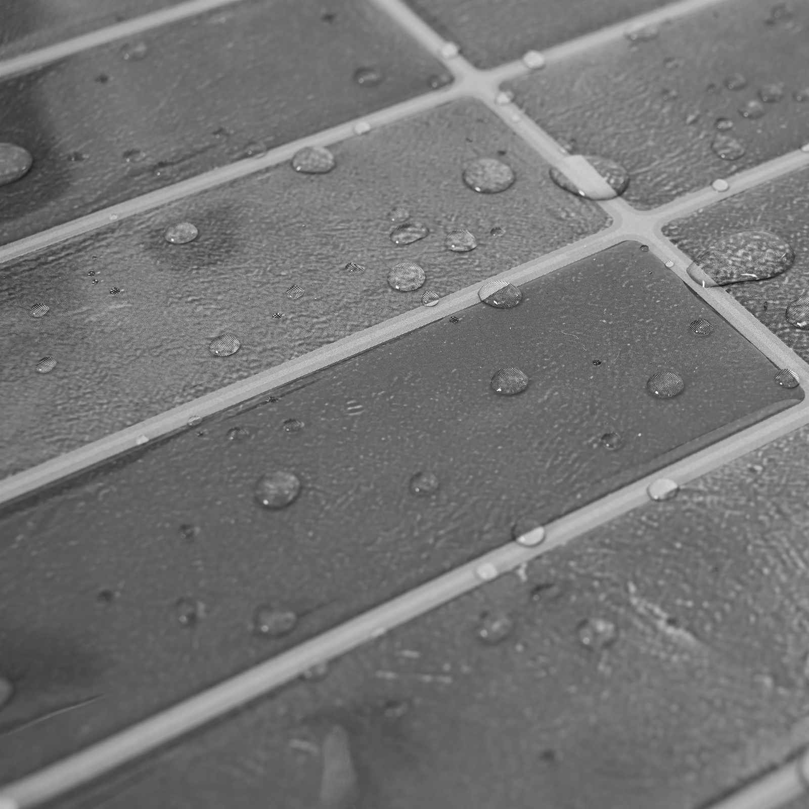 Rechteckige Fliese 50 Stk. Grau 29 x 23 x 0,08 cm