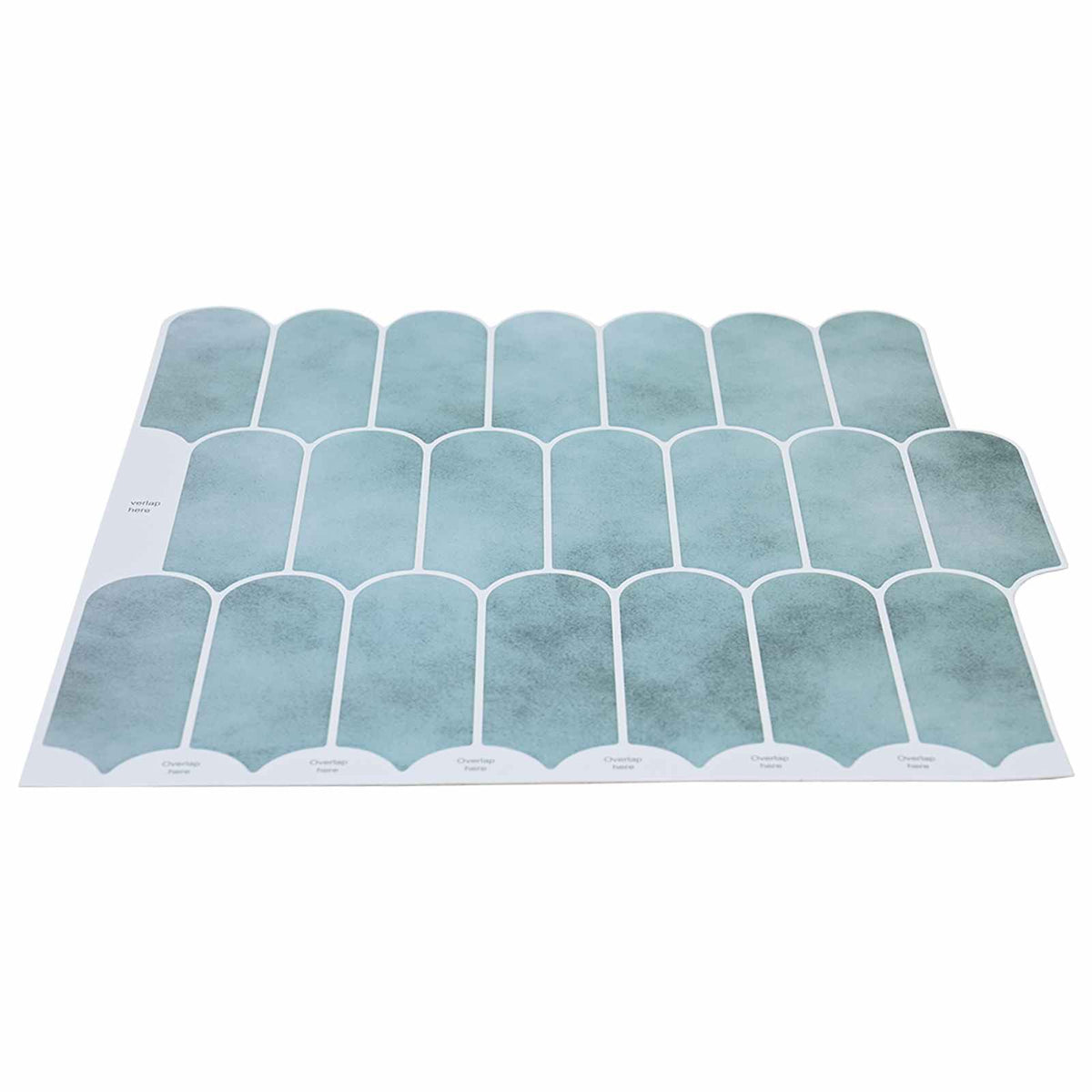 Federfliese 10 Stk. Grün 30 x 30 cm Polyurethan und PET